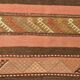 4x7 Red & Brown Vintage Kilim Rug, 123x205Cm