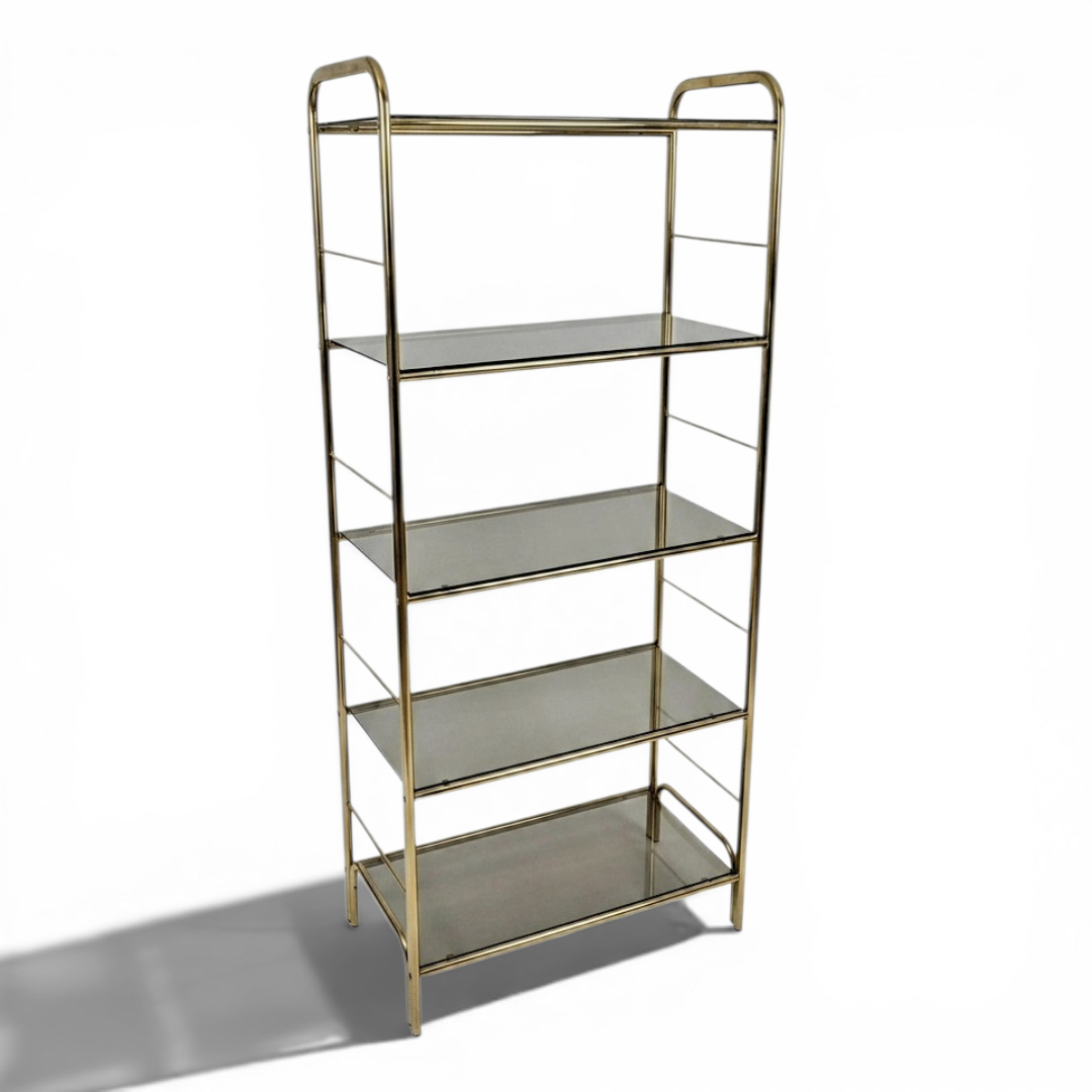 Étagère italienne style Hollywood Regency - Circa 1970
