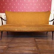 Canapé wing scandinave années 50 60