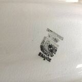 White compartment dish from Sarreguemines & Digoin / vintage 50s-60s