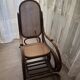 Thonet rattan rocking chair from the 1920s.