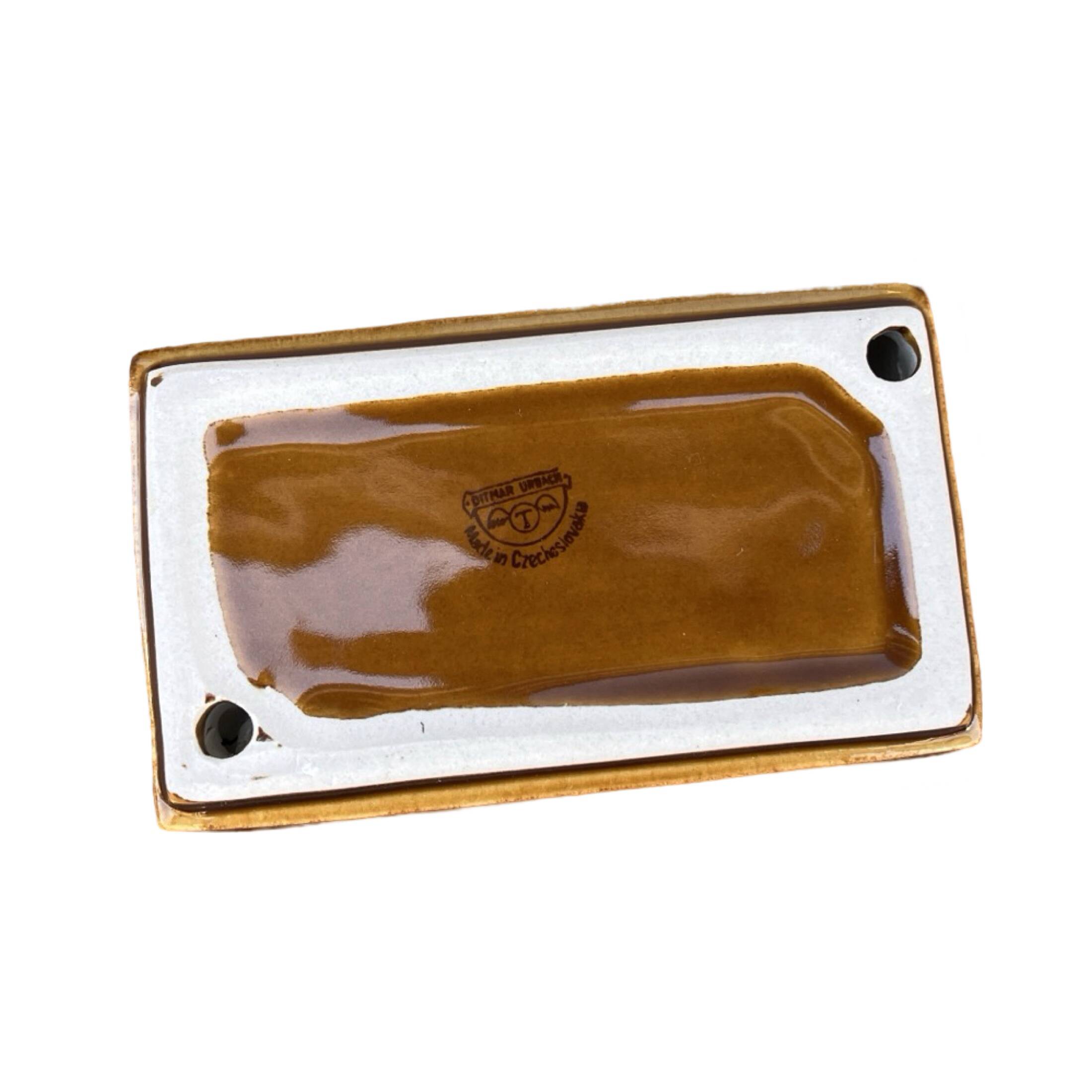 Ceramic ashtray, Ditmar Urbach, Czechoslovakia, 1960s.