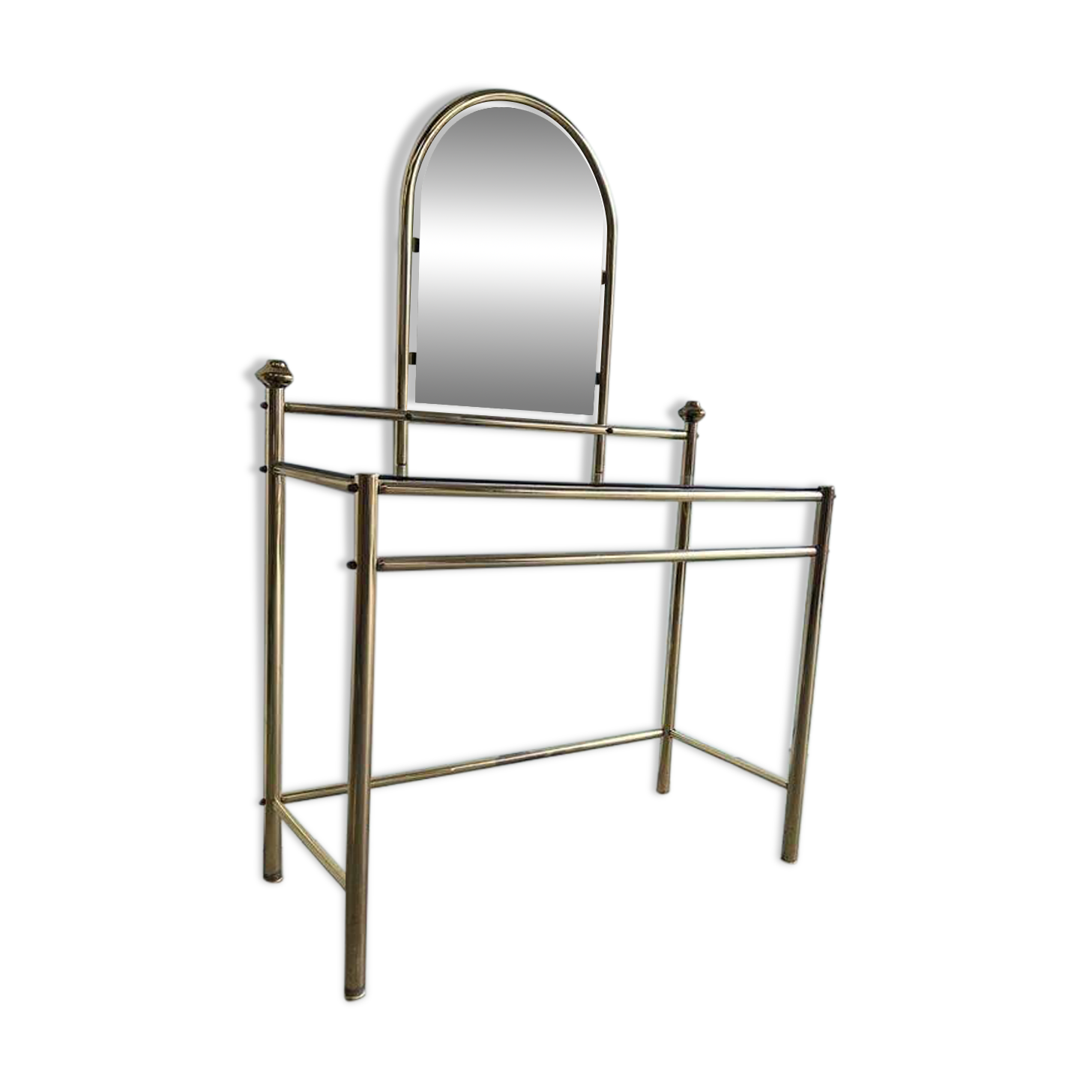 Vanité vintage « dorée » composent des meubles / table console