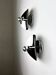 Pair of "Folio" wall lights, space age, chromed metal, Italy, 1970
