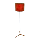 Mid century brass articulated floor lamp, Italy 1950