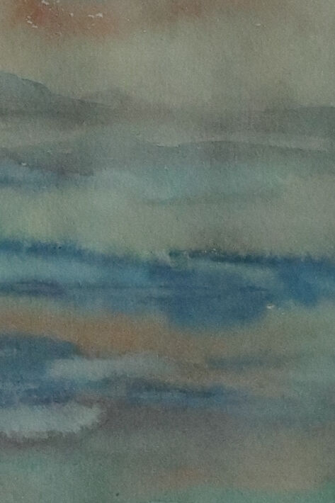 Frideborg Bryth, Gouache, 1961, Framed