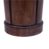 Bollard cabinet, Northern Europe, Biedermeier. Antique.