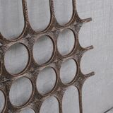 Brutalist metal mid-century wall hanging or decorative artwork (no.2)