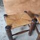 Set of 2 straw stools