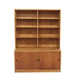 Scandinavian "Öresund" oak bookcase, Børge Mogensen, Sweden, 1960