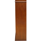Victorian walnut open bookcase