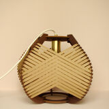Camel lamp woven to hang