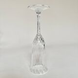 Set of 12 crystal champagne flutes
