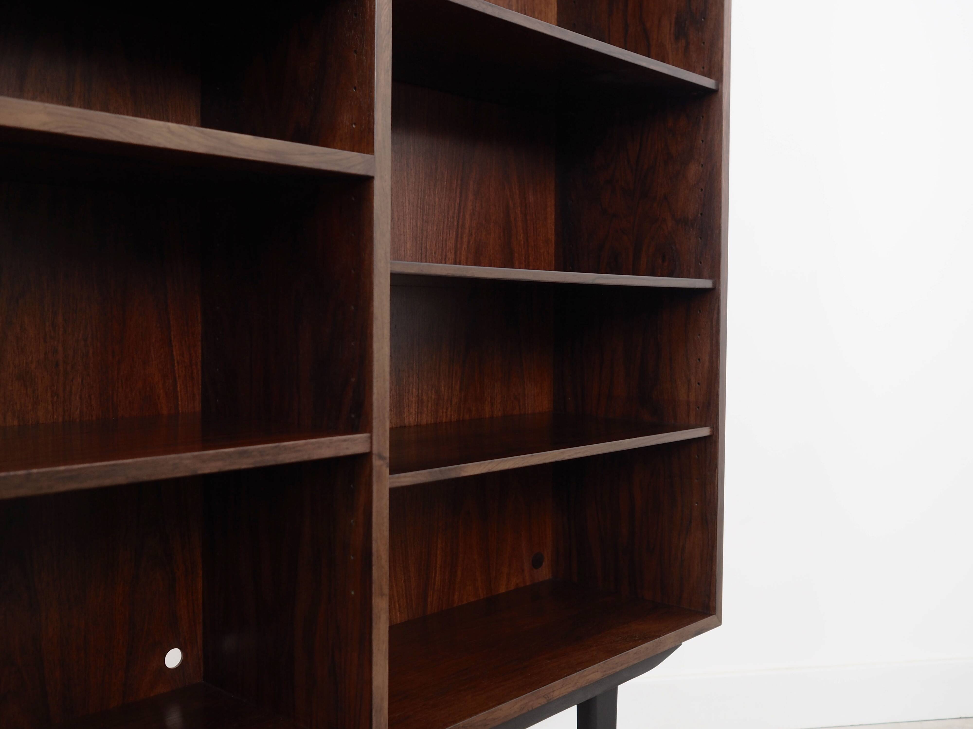 Rosewood bookcase, Danish design, 1970s, manufacturer: Omann Jun