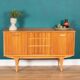 Retro Walnut 1960s Jentique Short Sideboard