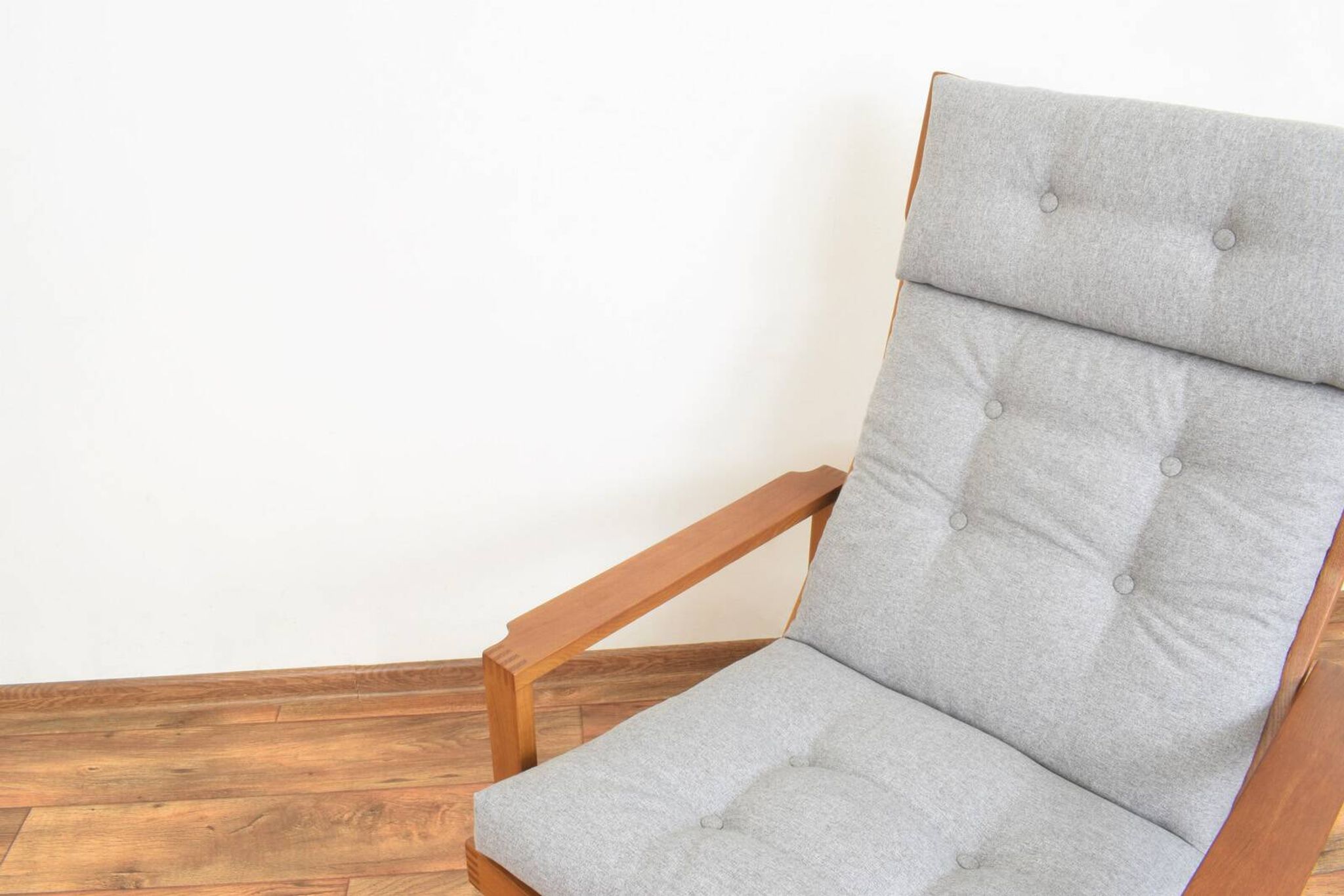 Mid-Century Danish Oak Armchair by Leif Alring for Madsen & Schubell, 1960s