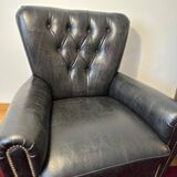 Lot de 2 fauteuils Chesterfield