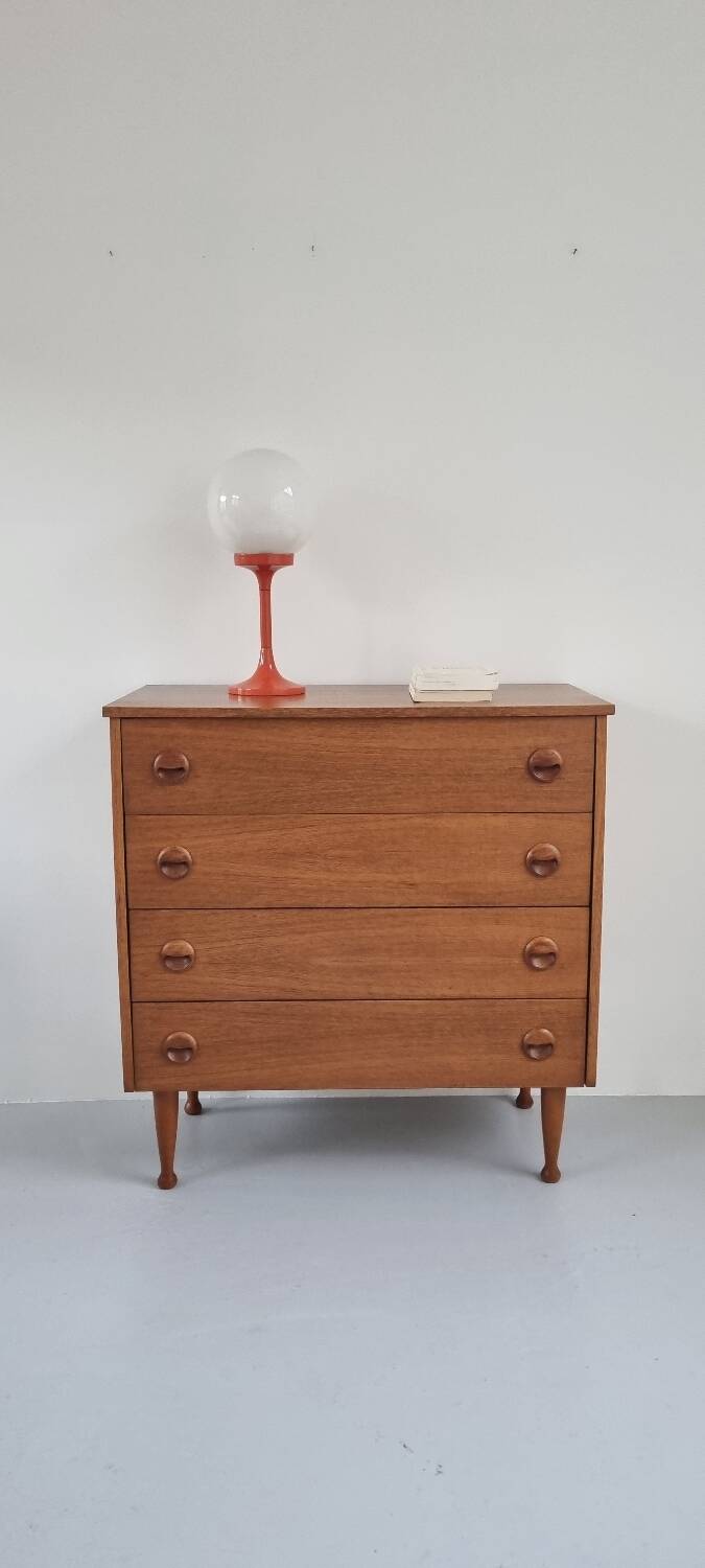 Teak chest of drawers 1960