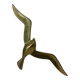 Oiseau en laiton, années 60