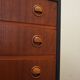 Teak chest of drawers, Danish design, 1960s, designer: Kai Kristiansen, man