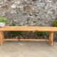 Banc de ferme bois massif