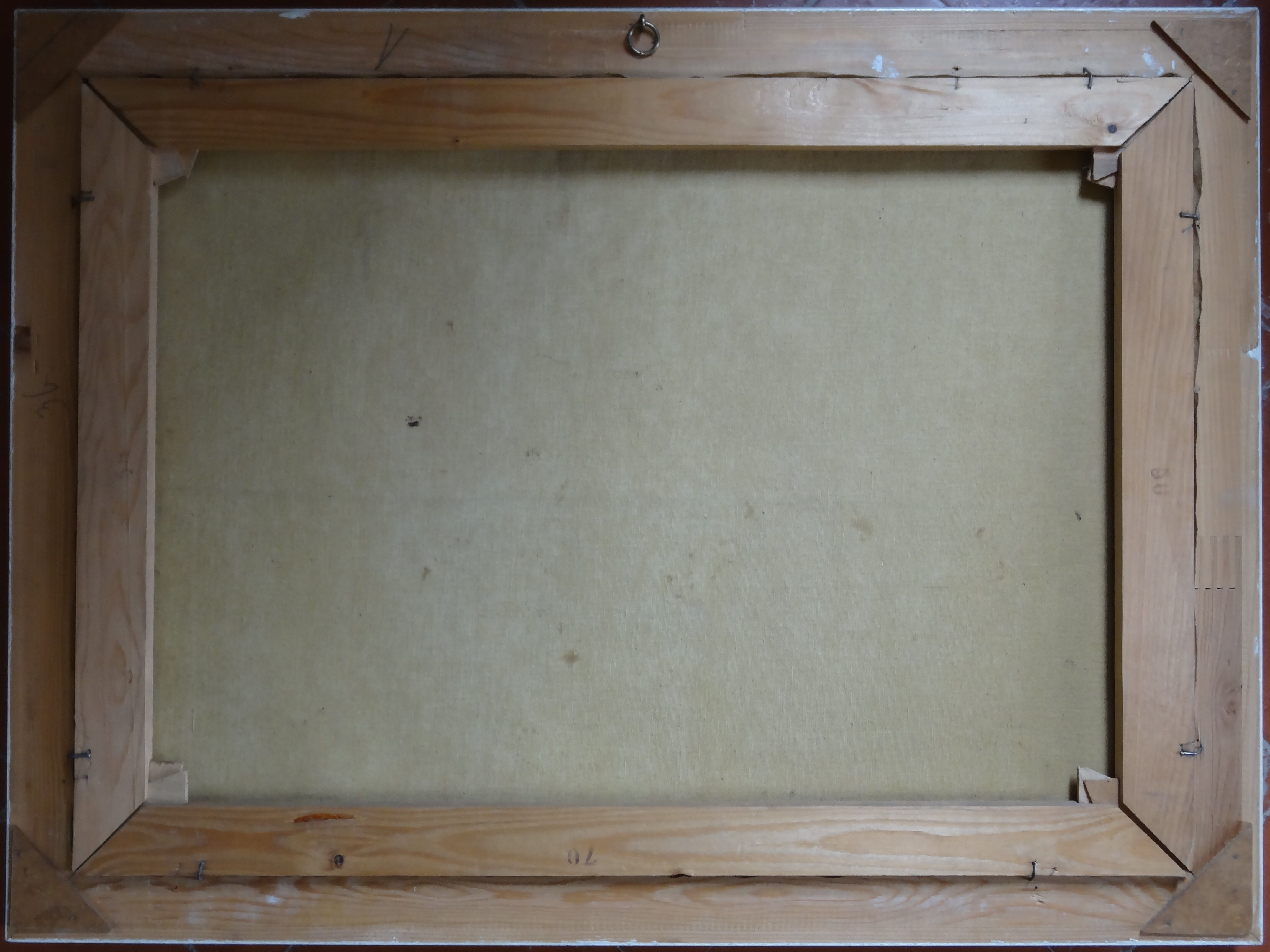 Neapolitan market scene, Oil on canvas 81 x 61 by Giovanni GUIDOTTI