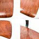 Mid Century Chaise d'école Chaise d'enfant Bois Métal Vintage Rétro Chambre d'enfant Pied Skandi Sca