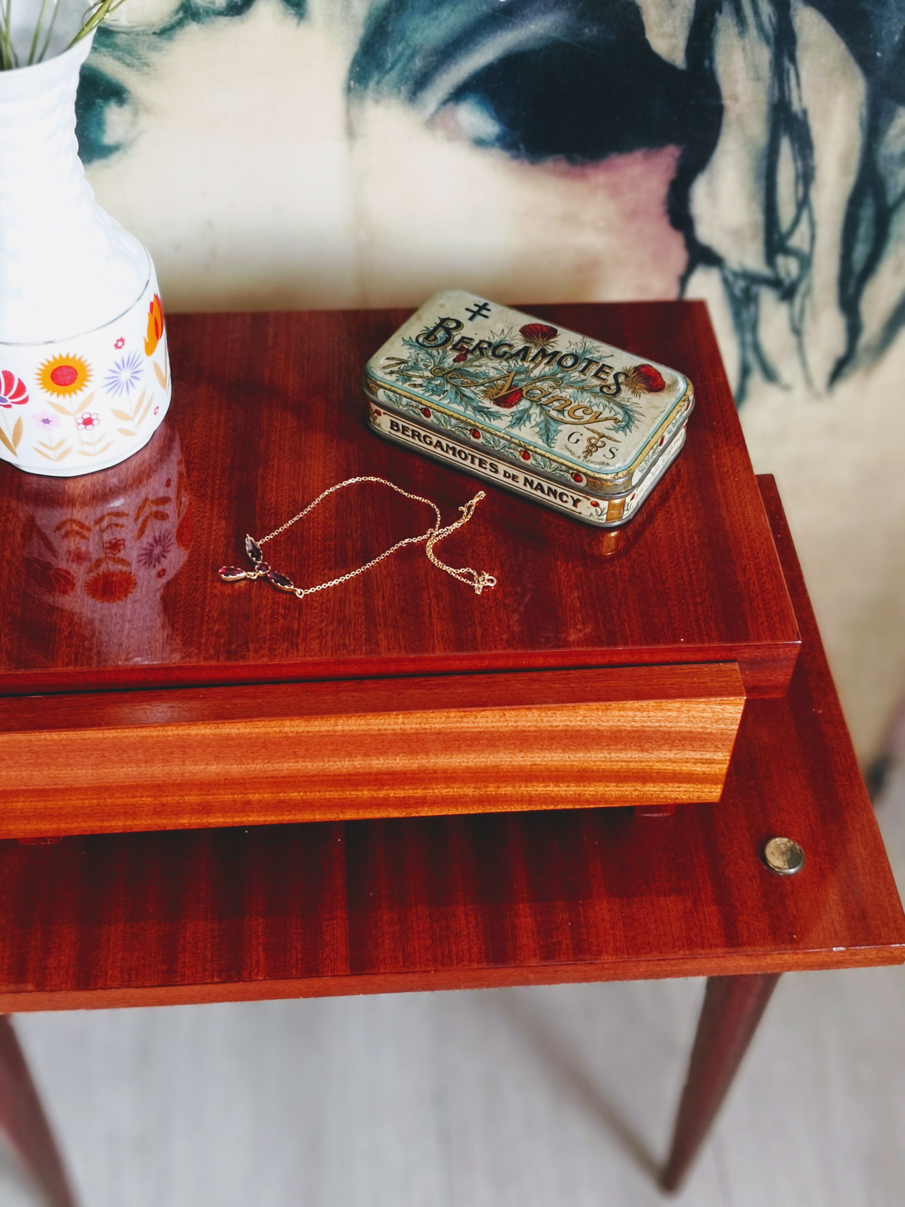 Vintage bedside