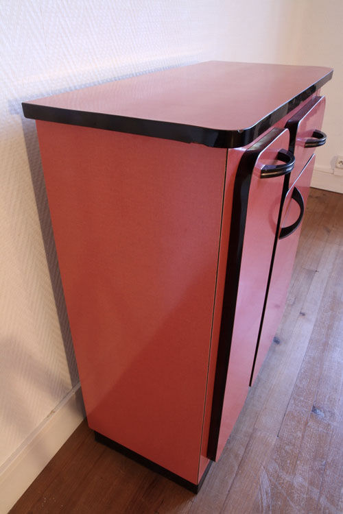 Vintage red formica furniture