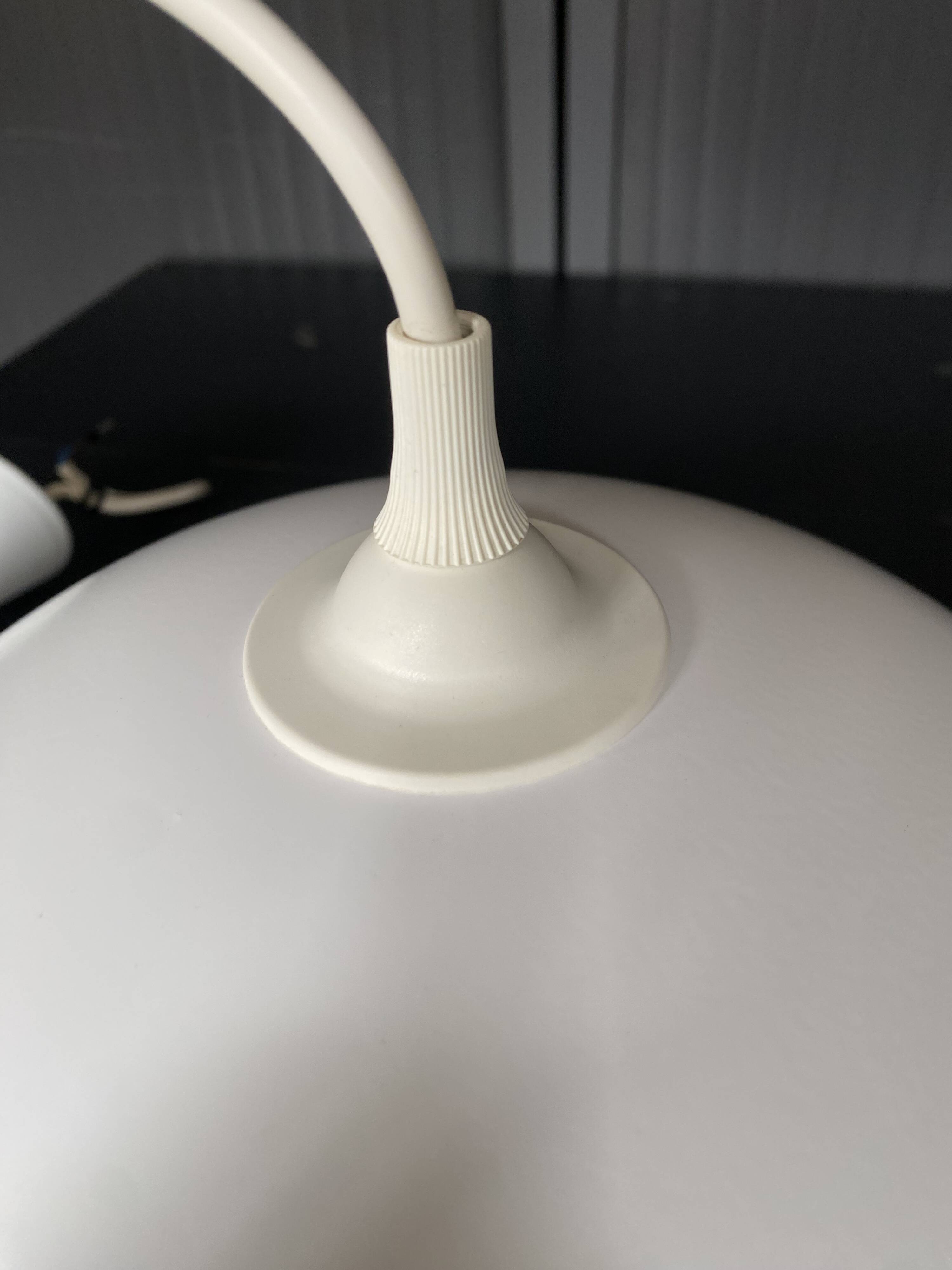 Lampe suspension Lustre Plafonnier blanc industriel E27