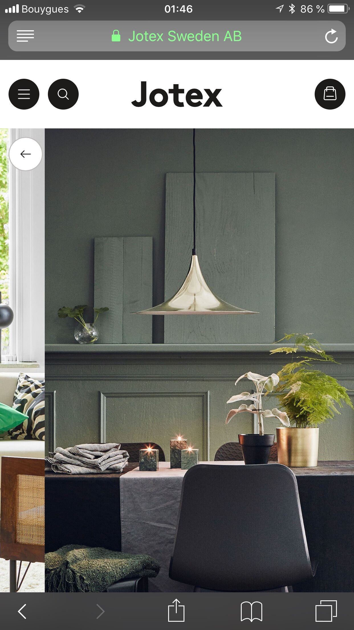 Scandinavian hanging lamp