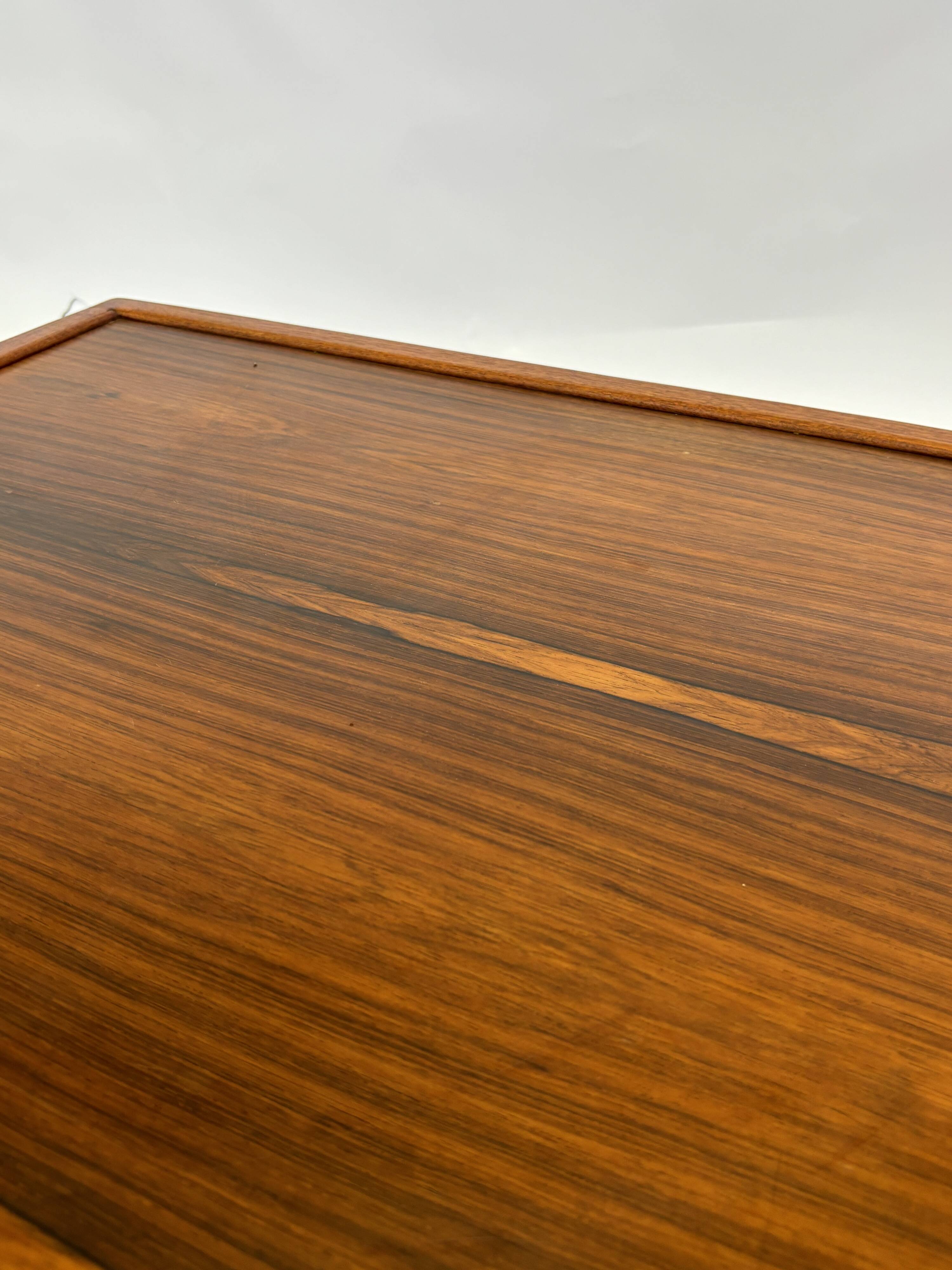 Vintage coffee table rosewood 70's design minimalist