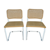 Paire de chaises B32 de Marcel Breuer, Made in Italy