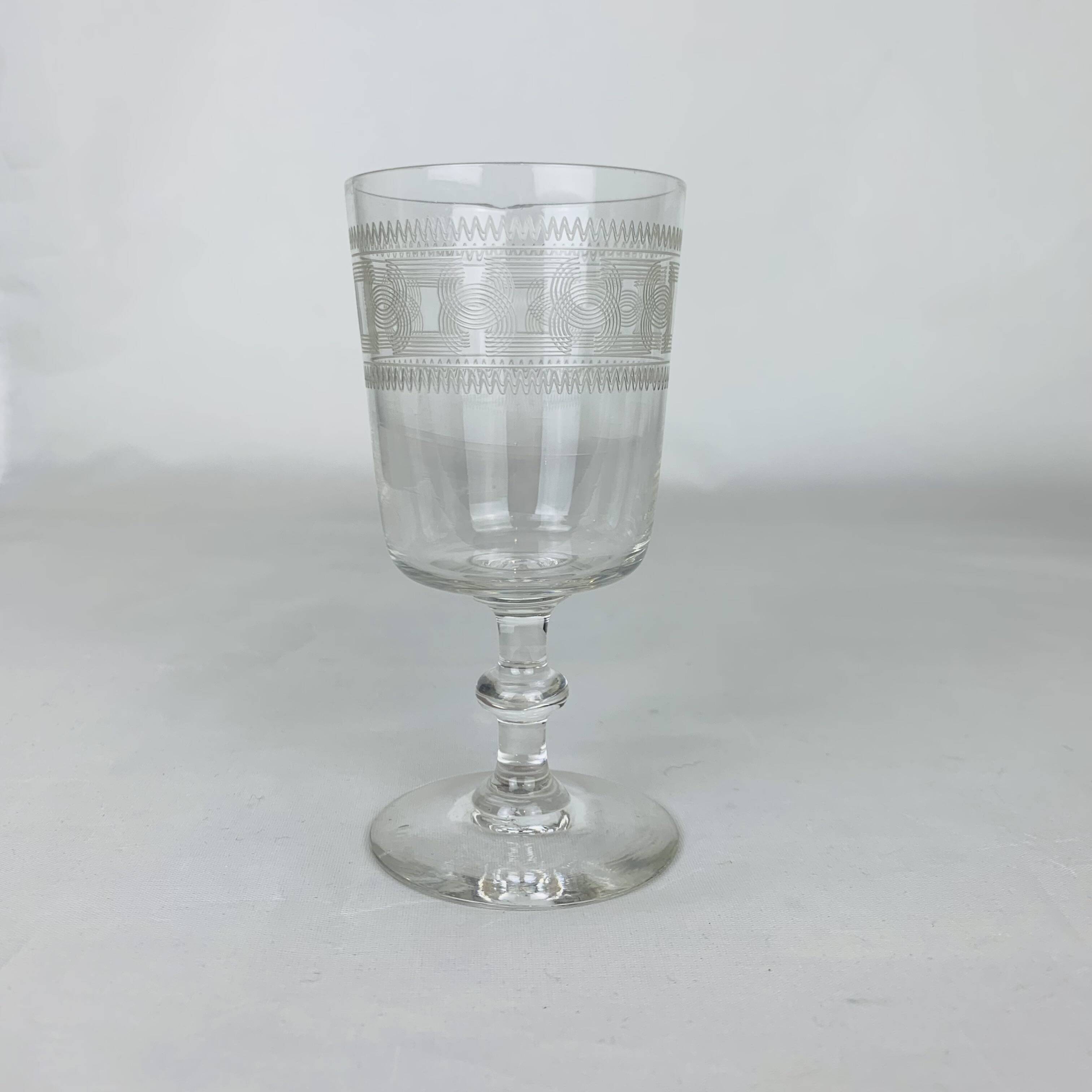 3 Baccarat glasses Chanel model engraving 3458