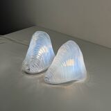 Pair of table lamp LT302 Iceberg Mazzega