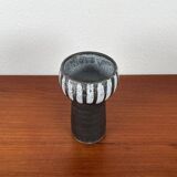 Vintage East German studio vase GDR mid-century by Erhard Goschala, 1960s.