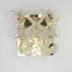 Murano glass wall light by Kalmar Mod. Catena, Austria, 1960s