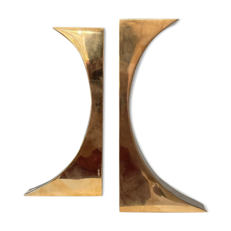 Bookend candle holders, Monique Geber