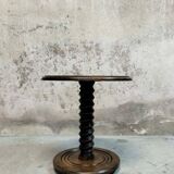 Vintage oak pedestal table
