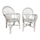 Paire de fauteuil en rotin des années 70 suédois