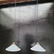 Opaline cone pendants