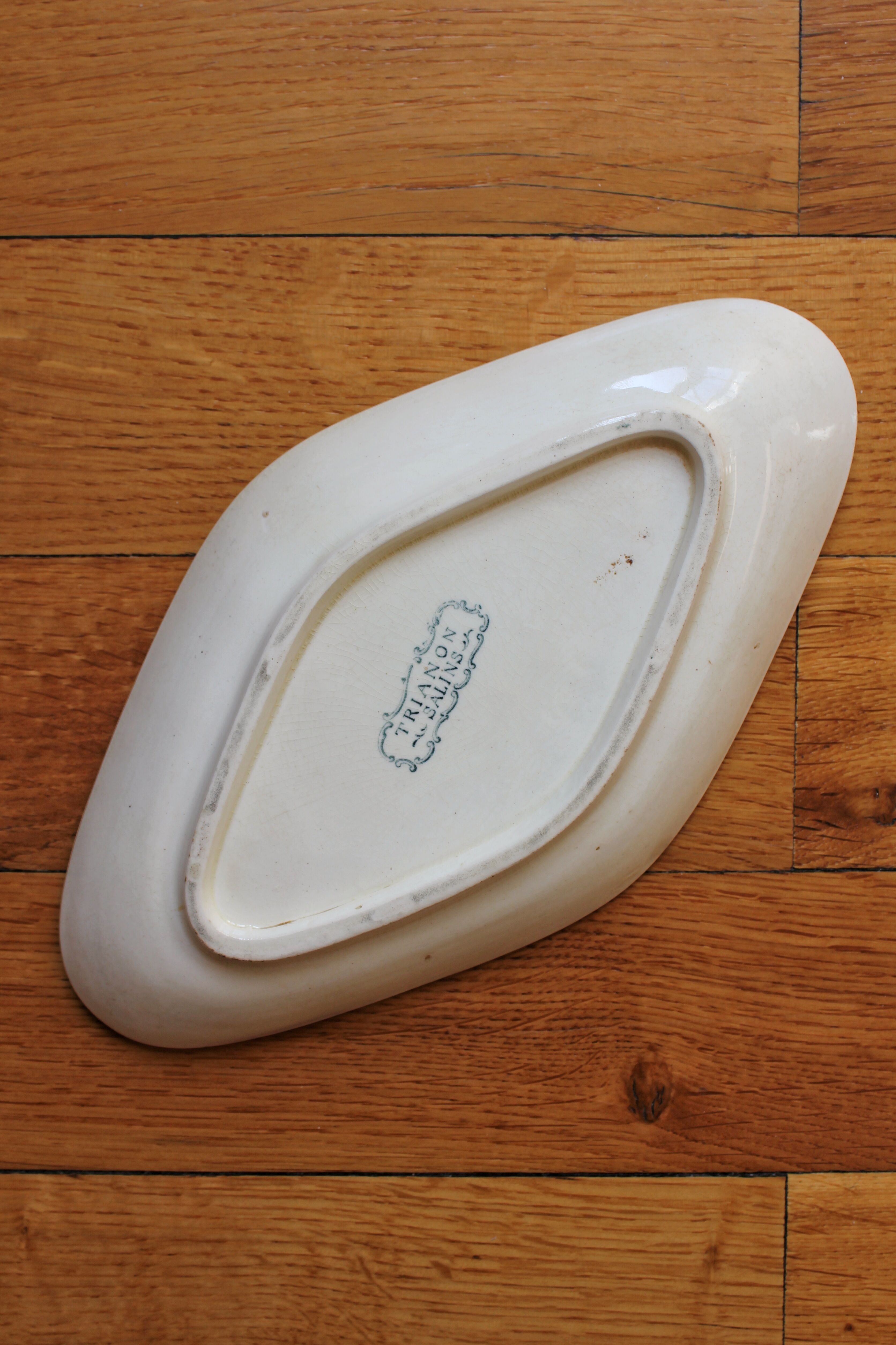 Small ramekin in iron earthenware "Trianon" model from Salins