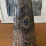 Salt stoneware lamp base signed jean-claude courjault