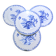 4 assiettes à dessert Gien Chardons 260326
