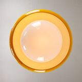 Large Space Age Model Best Pendant from Guzzini in Yellow, 1970s