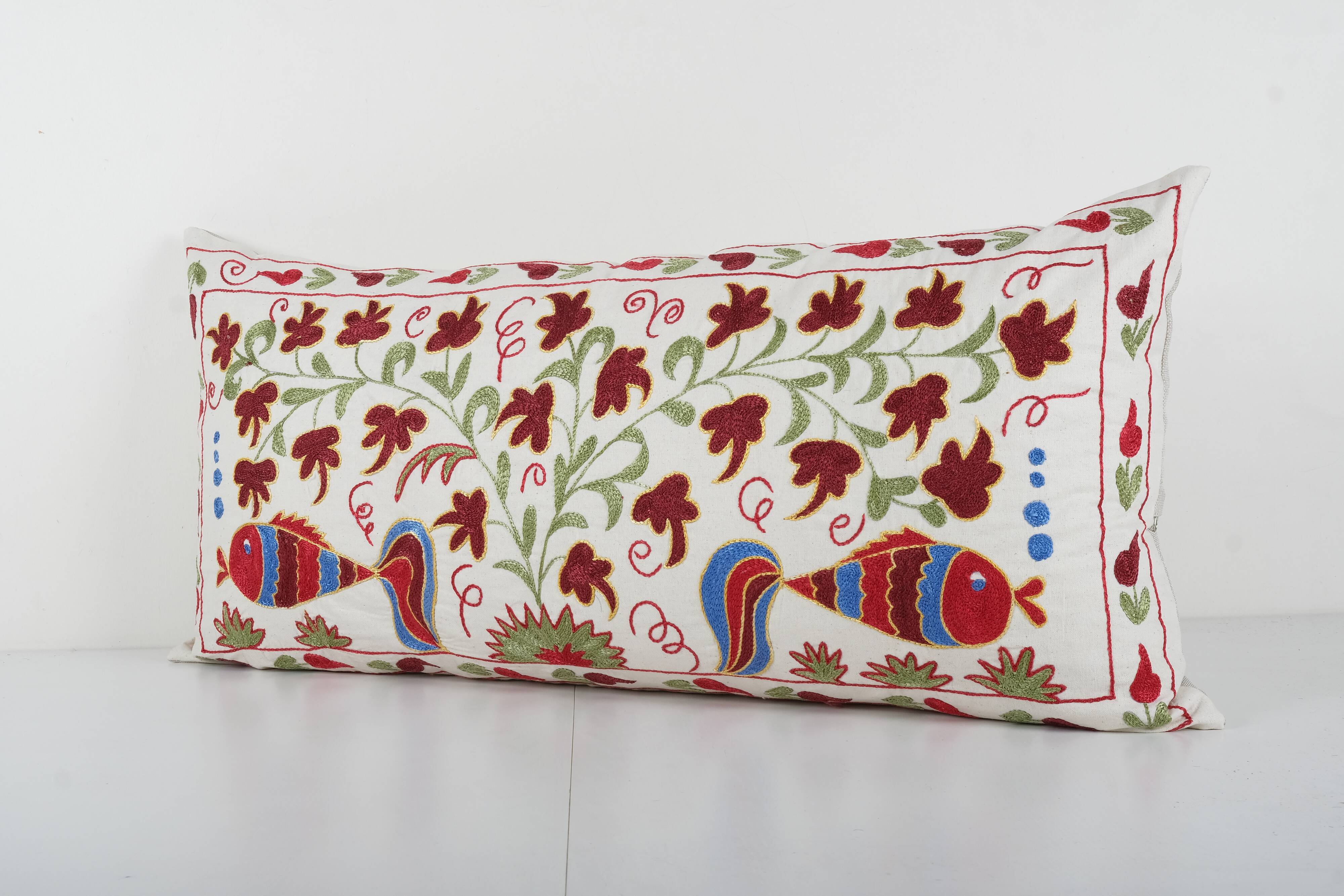 Housse de coussin turque Suzani