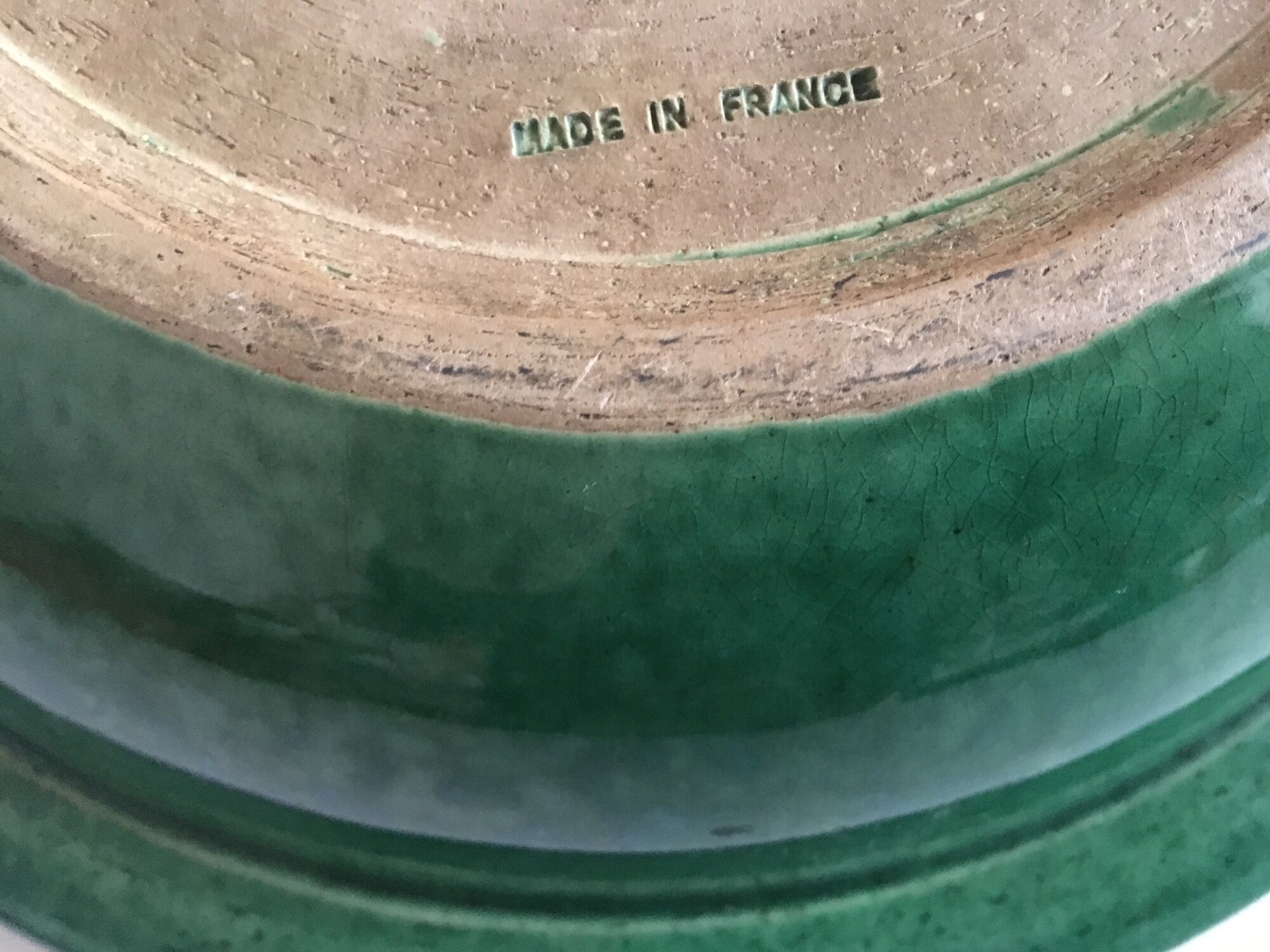 Dish glazed terracotta 50 Vallauris