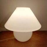 Vintage white opaline glass lamp