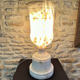 “medicis” lamp in vintage alabaster 70