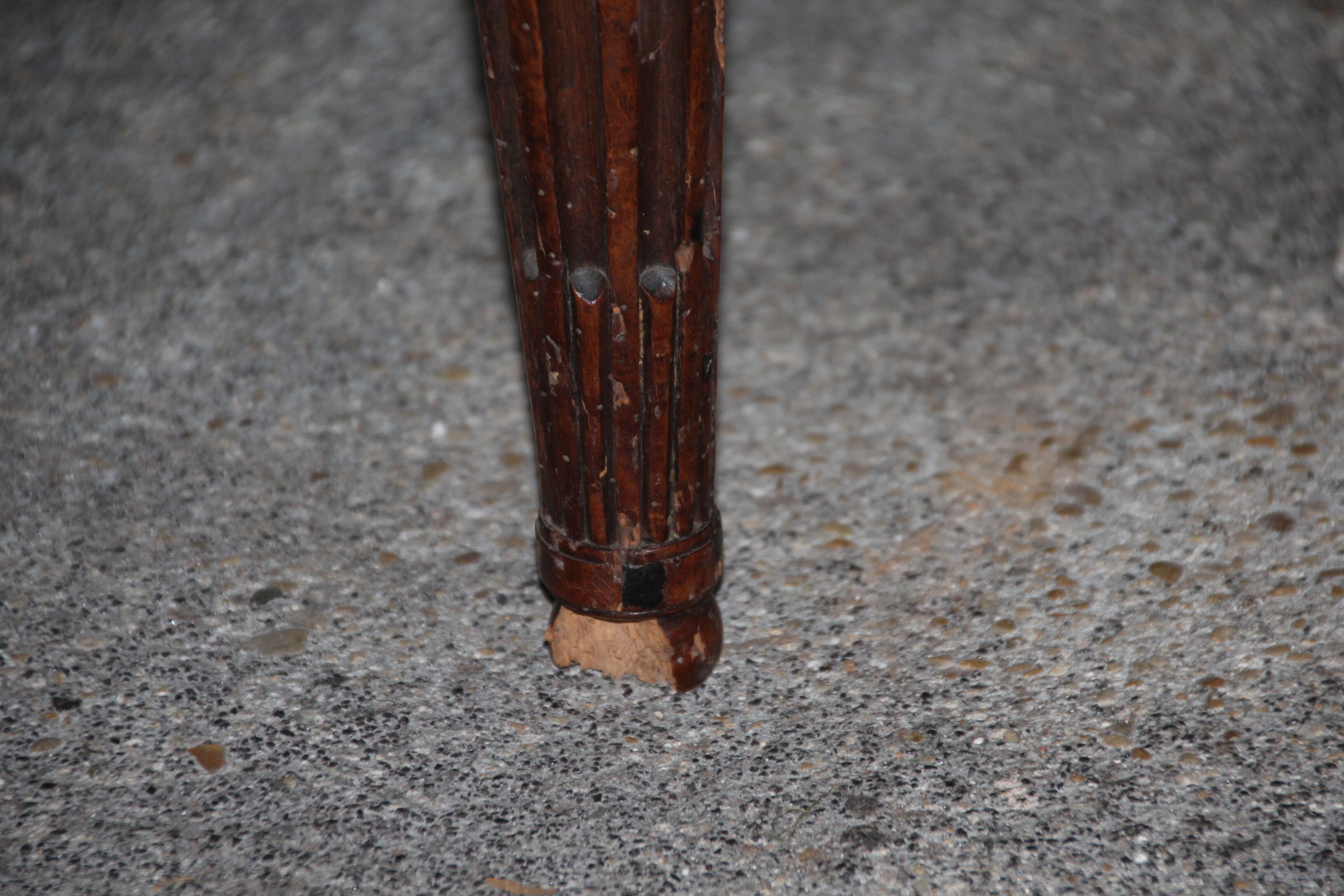Sofa red burgundy style louis XV